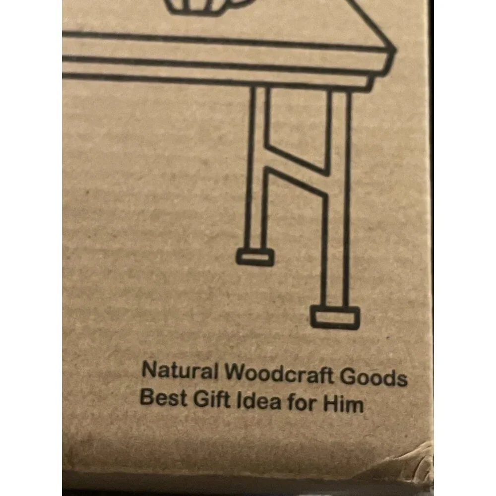 Wood Phone Docking Station Wood Nightstand Organizer  Idea For Him,Perfect Gift - Picture 10 of 10